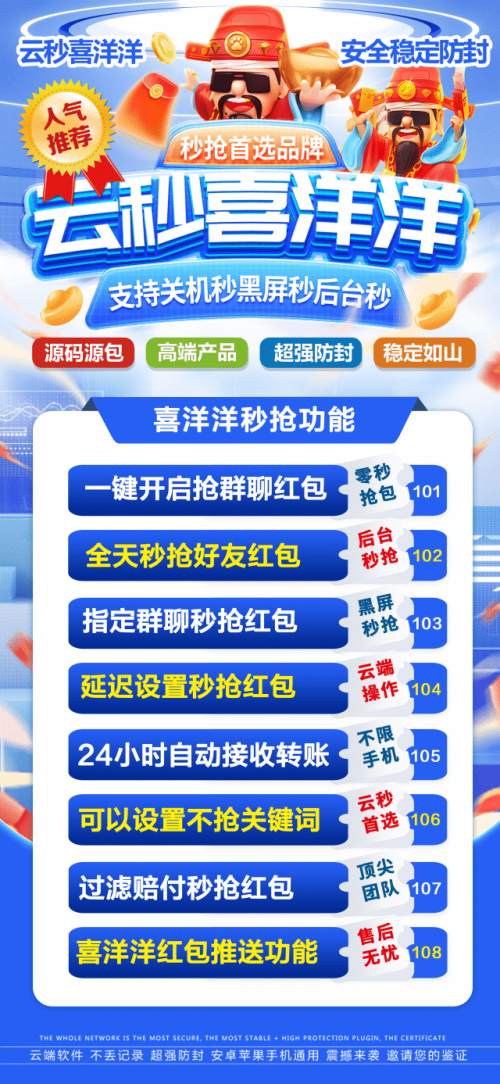 云端秒抢喜洋洋官网-抢红包神器